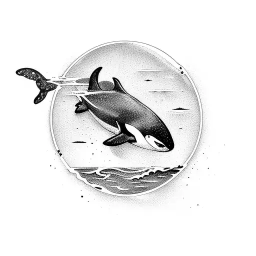 Orca In A Glass Of Water
