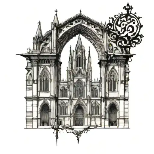 Gothic Reims Cathedral