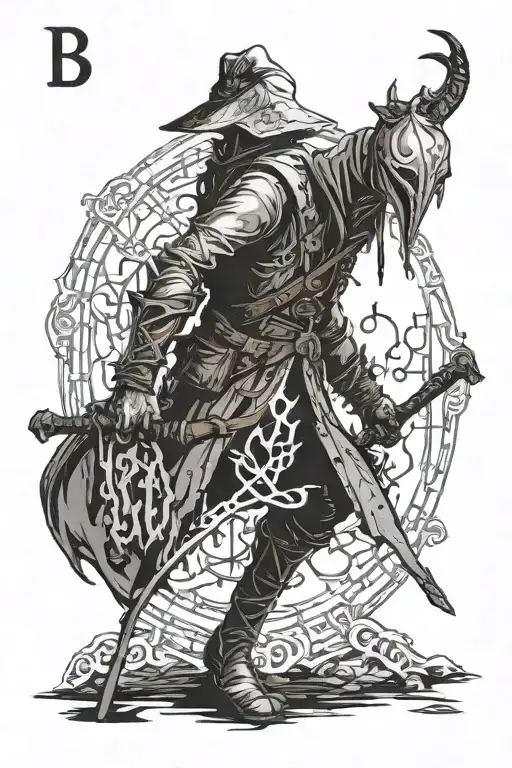 Bloodborne Caryll Runes Hunter And Fire