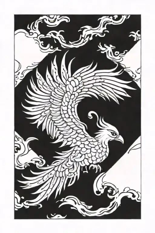 Phoenix Rising From The Ashes