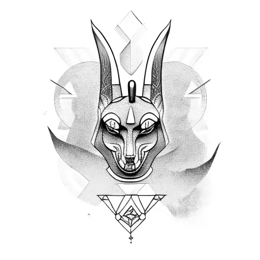 Anubis With Cancer Zodiac