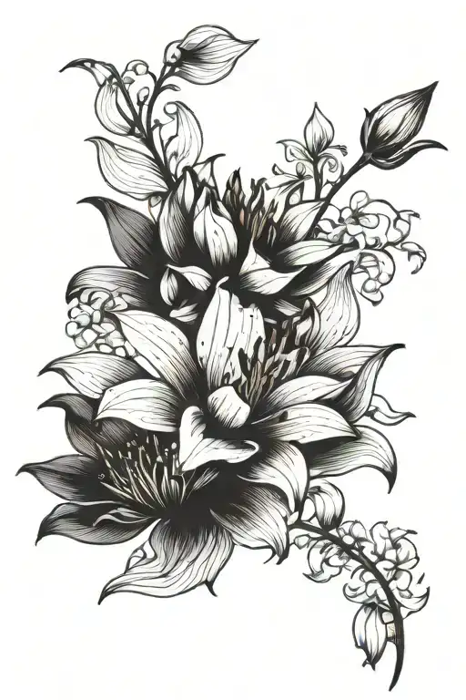 Flower Mix Lily Lotus