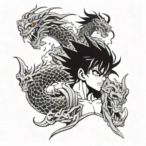 Yu Yu Hakusho Hiei's Dragon