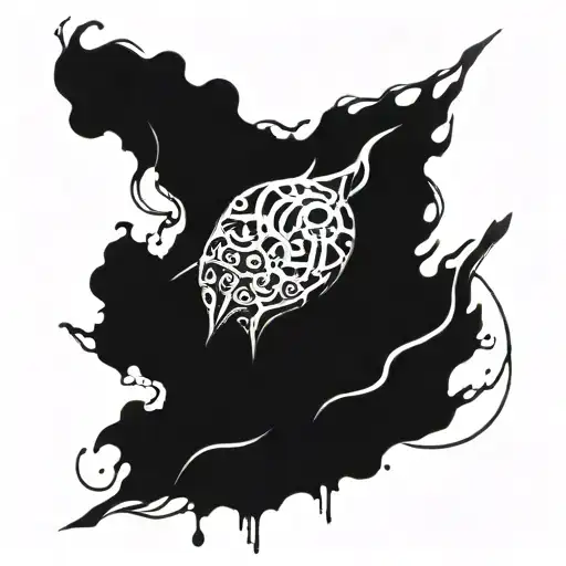 An Abstract Design Incorporating Elements Of Aeghago And Squirting