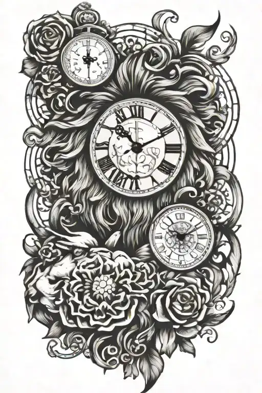 Lion And Clock Meaning Patience