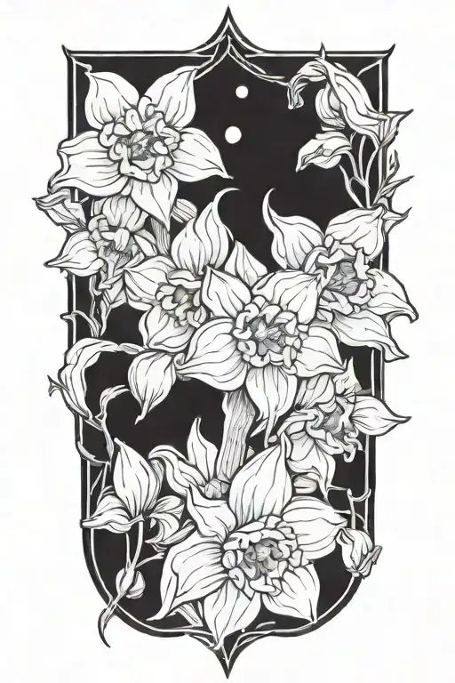 Aries Zodiac Sign Daffodils