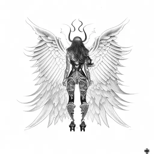 Wing Angel And Demon