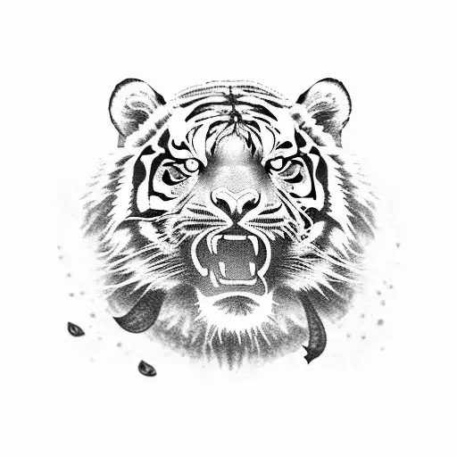 Korean Tiger With Anchor