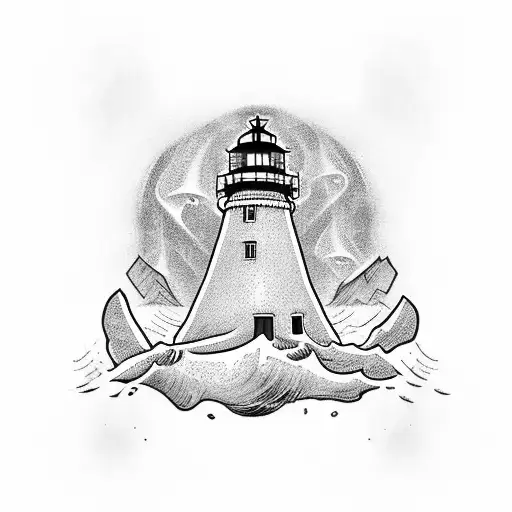 Lighthouse Attacked By Giant Kraken