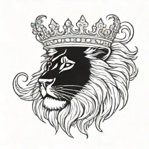 Lion With Crown