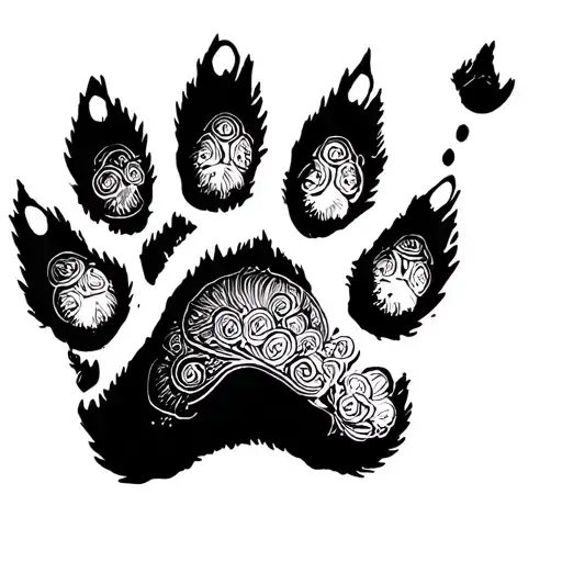 Dog Paw Print