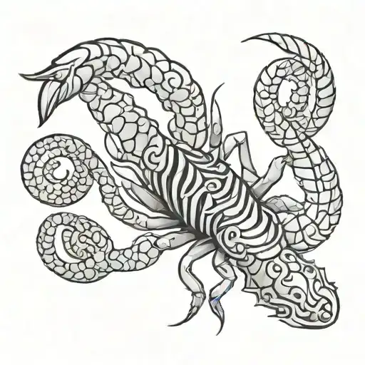 Number 13 And Scorpion