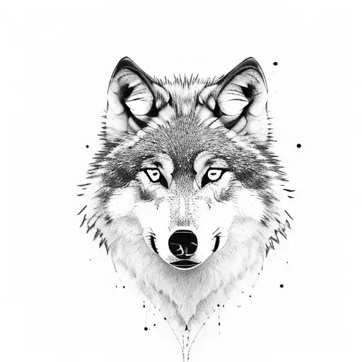 Wolf Cover Up With Universal Space