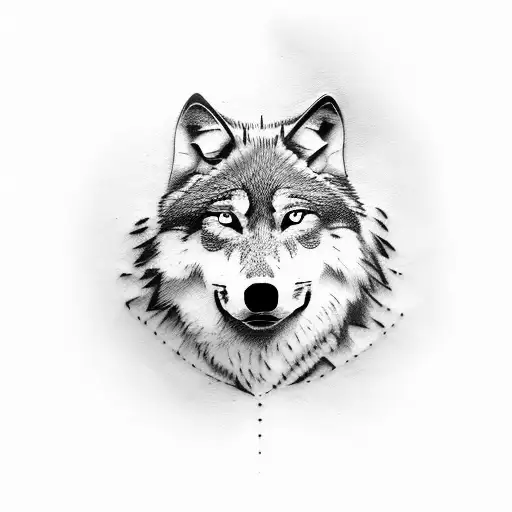 Wolf Cover Up Tattoo With Universal Space