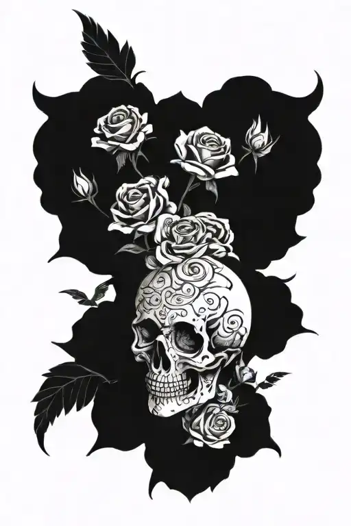 I Want Some Angels With Some Roses And A Skull