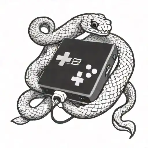 Snake Playing Playstation