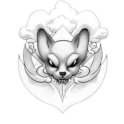 Cloud With Eye In The Middle