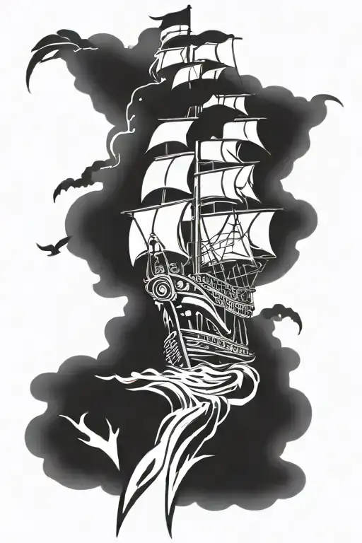 Pirate Ship Sleeve