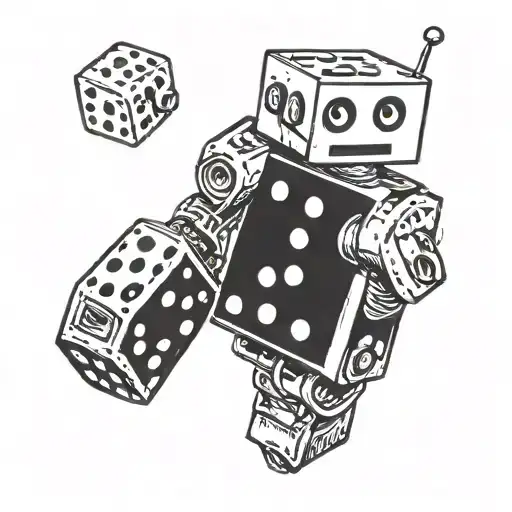 Robot Throwing Dice