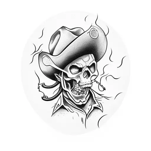 We All Burn Burn Burn And Die Cowboy