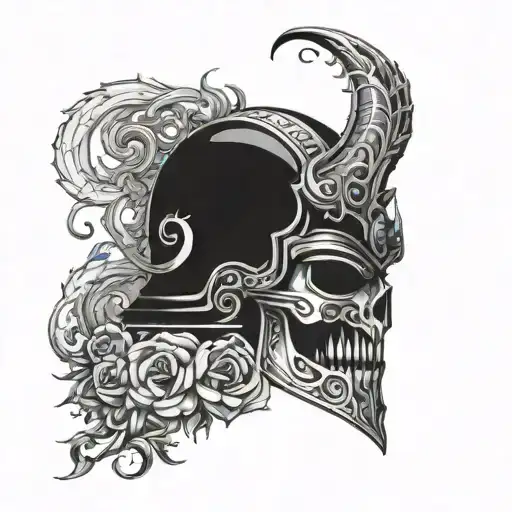 Do The Helmet Of The God Of The Underworld Hades And A Schythe Of His Mother Reia