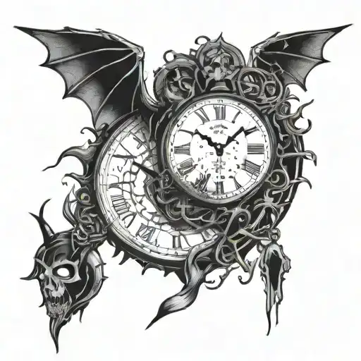 Broken Clock Demons And Calander Pages