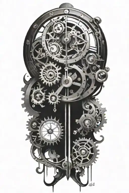 A Mechanical Clock With Intricate Tool Designs