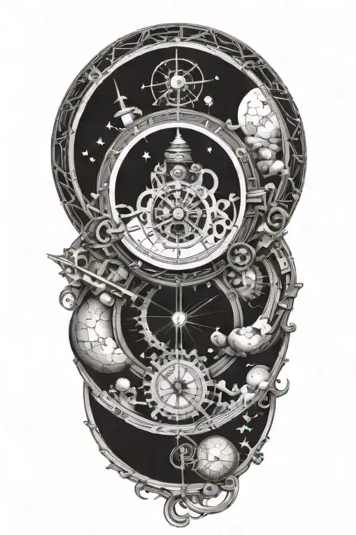 A Mechanical Clock With Intricate Astronomy