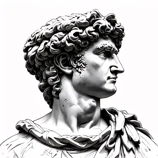 Julius Caesar Roman Statue