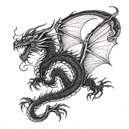 Dragon From The Back