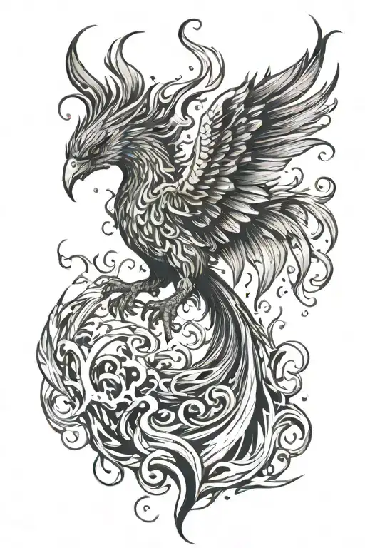 Phoenix Rising From Ashes