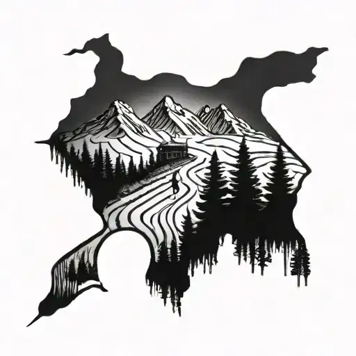 A Football Field Transformed Into A Hiking Trail