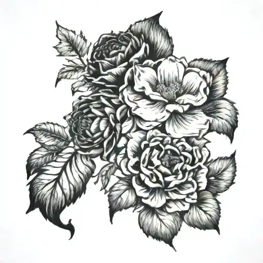 January And August Birth Flowers With A Leo Sign