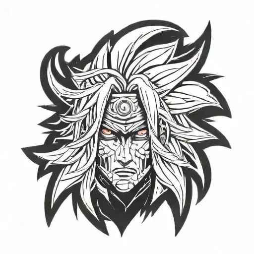 Uchiha Madara Face Without Background