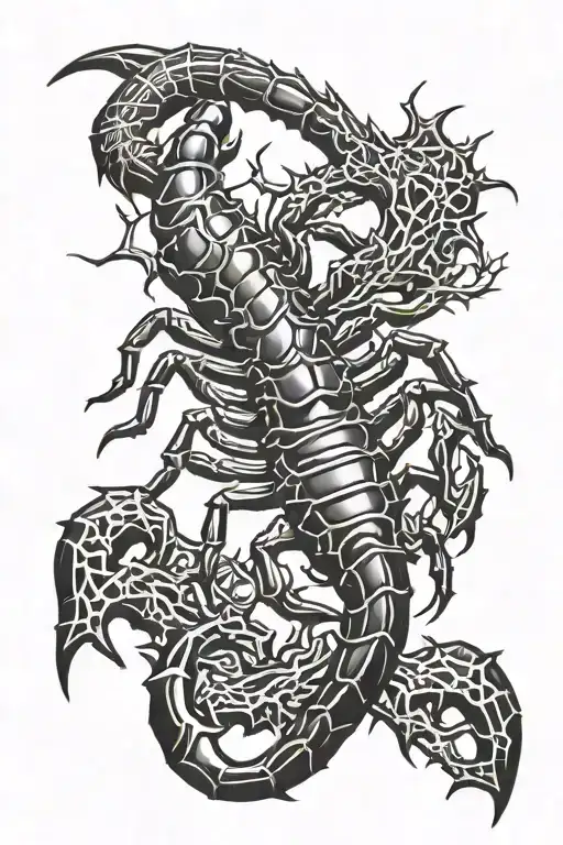 Scorpion And Thorns