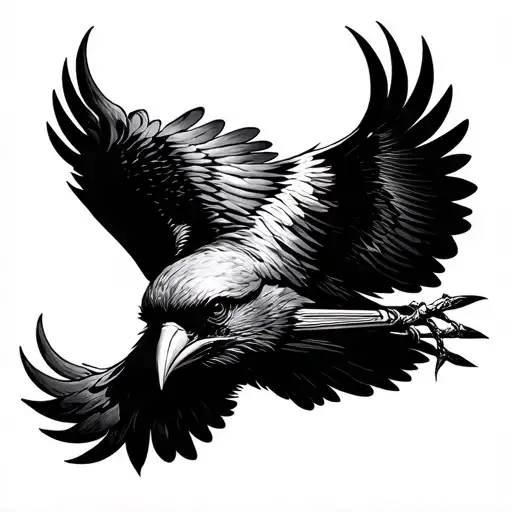 Raven And Napoleonic Symbol