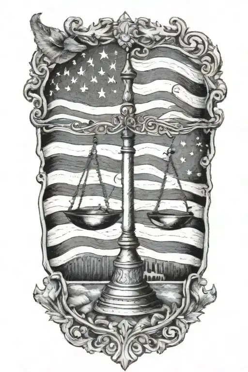 Pound Scales And Arizona Flag