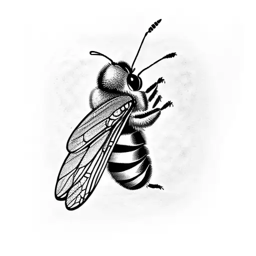 A Letter C Whit A Bee