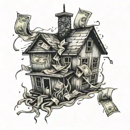 Scattered Money In A Burnt House