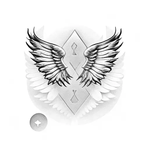 Angel Wings With A Gaming Controller