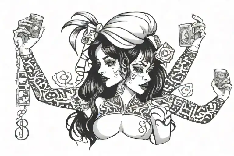 Girls And Money Covering 3 Lines