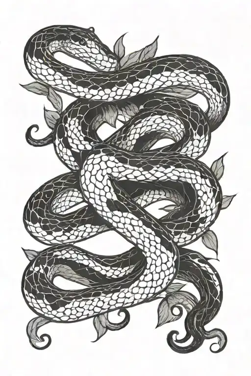 Corn Snake Mixed With Urn