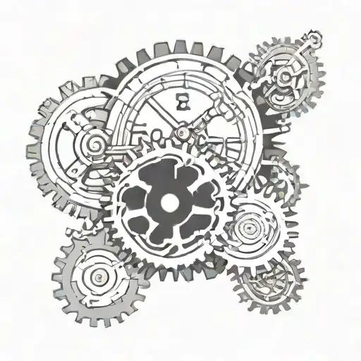 Gears Clock Sleeve