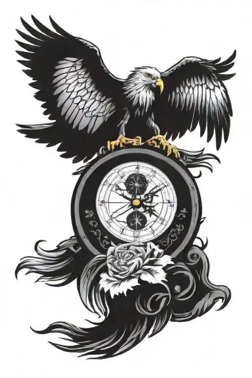 Eagle Zeus Pegasus Lion Compass Watch