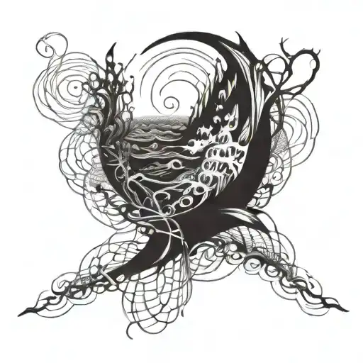 Abstract Interpretation Of The Ocean With Electrical Elements Intertwined