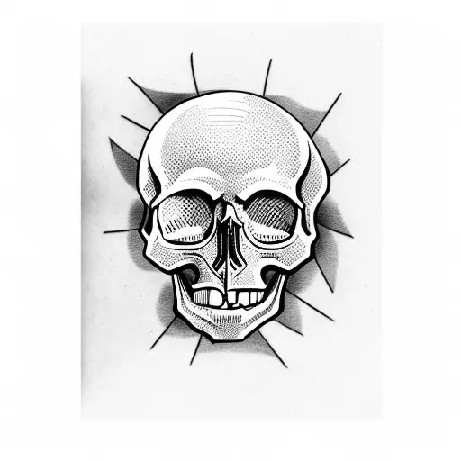 Skull In A Card