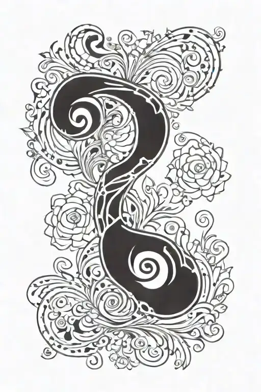 Dog Print That Says Adele In The Middle With An Eighth Note On Each Side