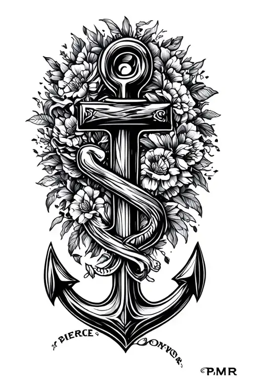 Wife Morgan And Son Pierce Are My Anchors Their Initials Are Mlr And Pmr