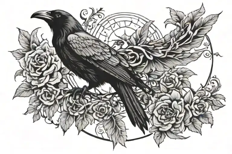 Life And Death Raven