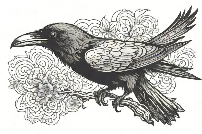 Smoke In The Form Of A Raven